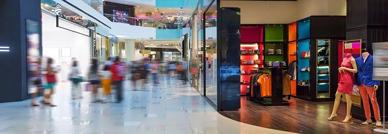 Air filtration for shopping malls